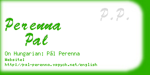 perenna pal business card
