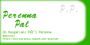 perenna pal business card